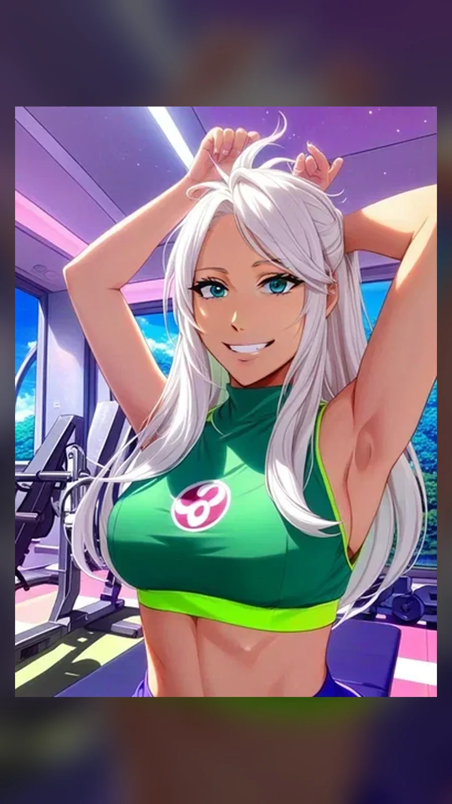 Olidawn Lonorbrook, animierte erwachsene AI-Allure-Figur
