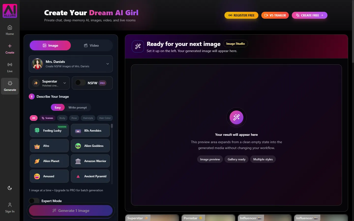 AI Allure Bildgenerator